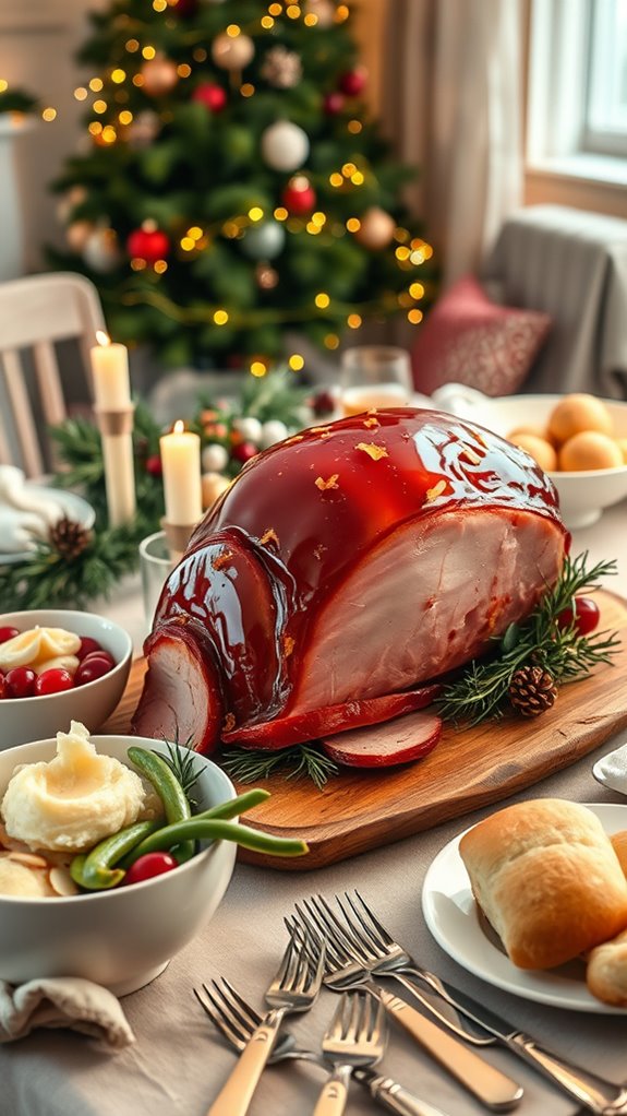 cranberry orange glazed ham recipe