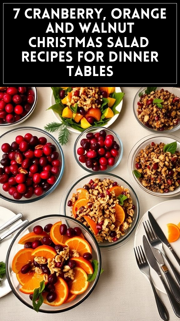 cranberry orange walnut salad