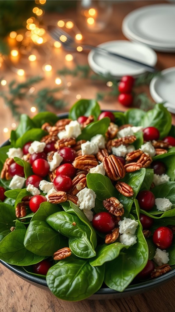 cranberry spinach salad recipe