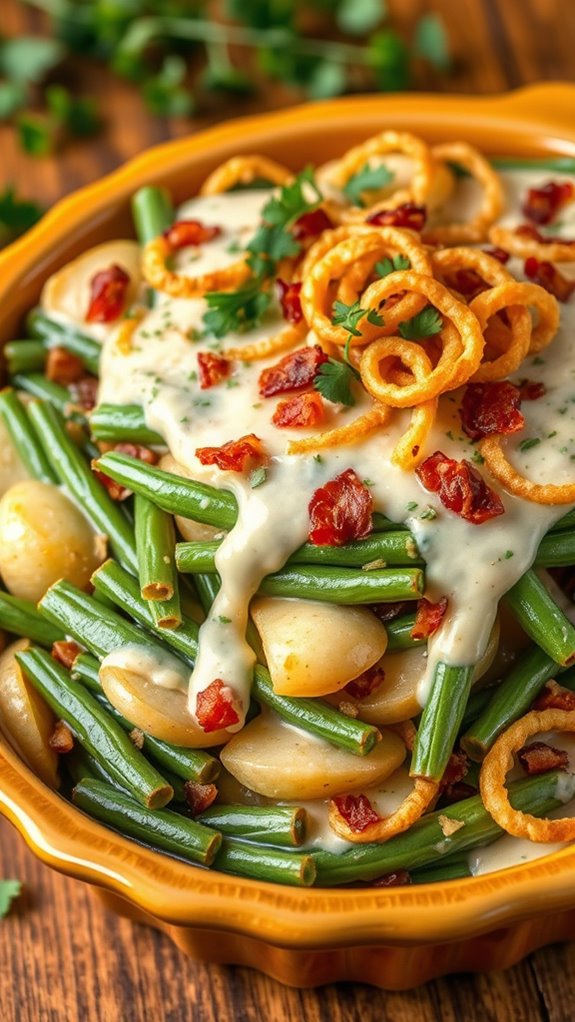 creamy bacon ranch casserole