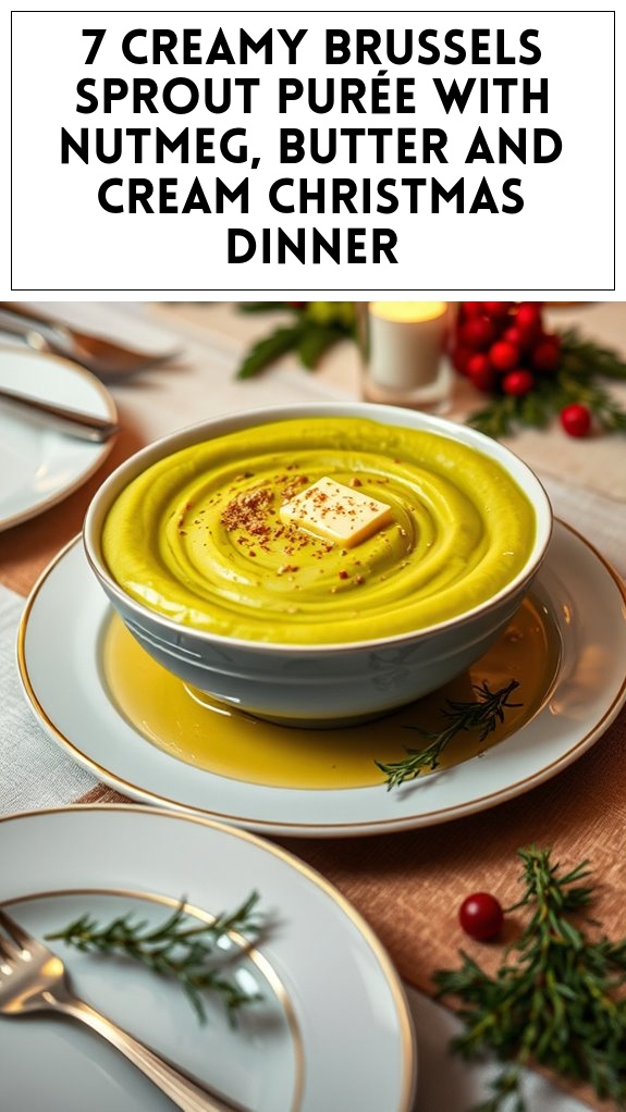 creamy brussels sprout pur e