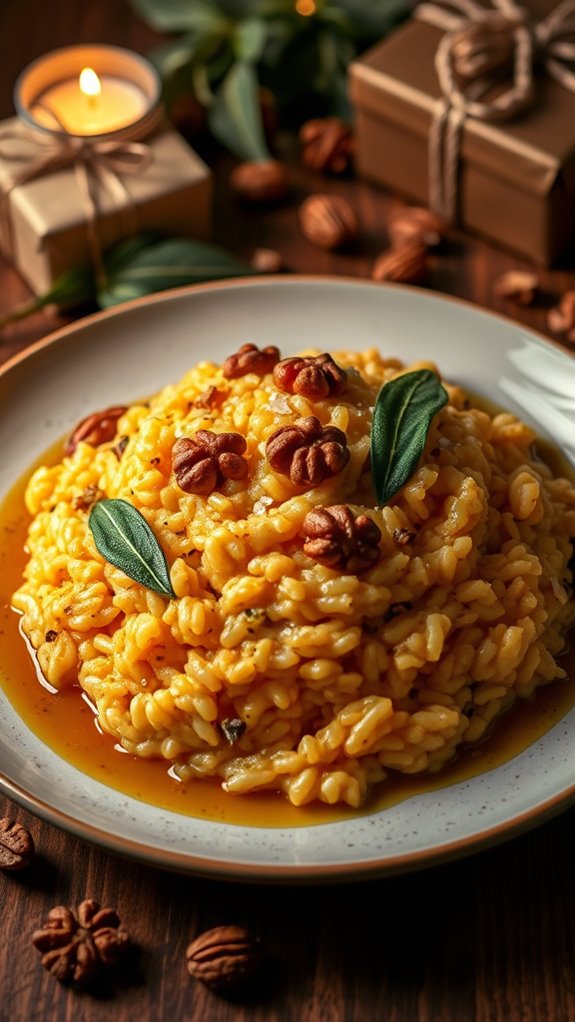 creamy butternut squash risotto