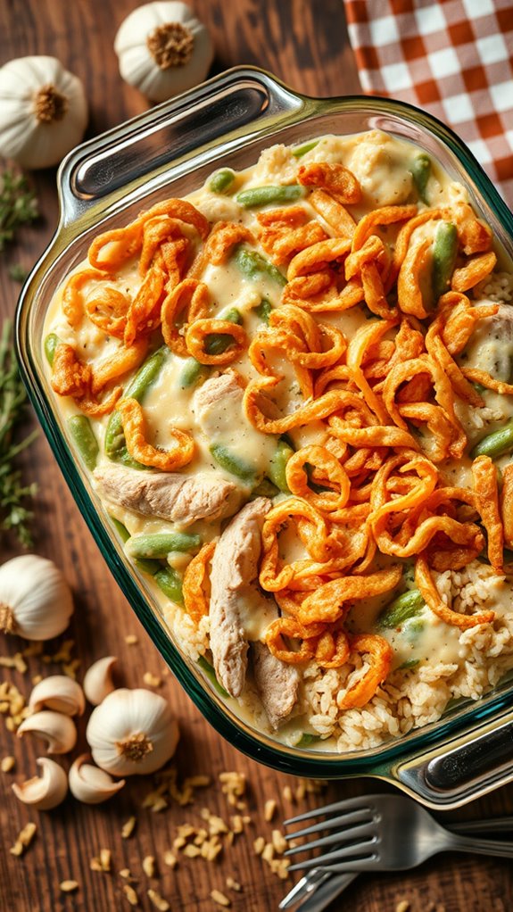 creamy chicken green bean casserole