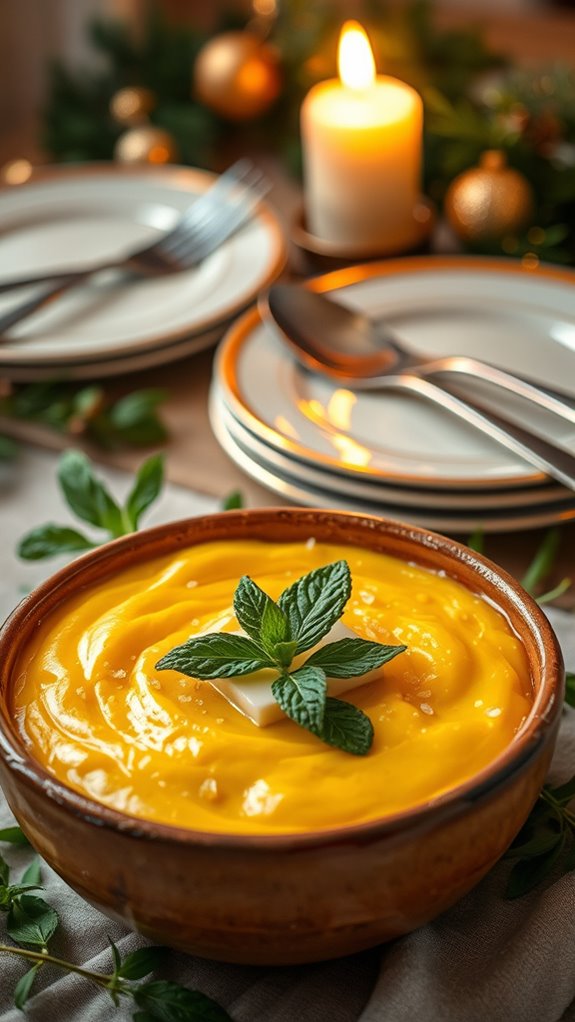 creamy coconut corn pudding