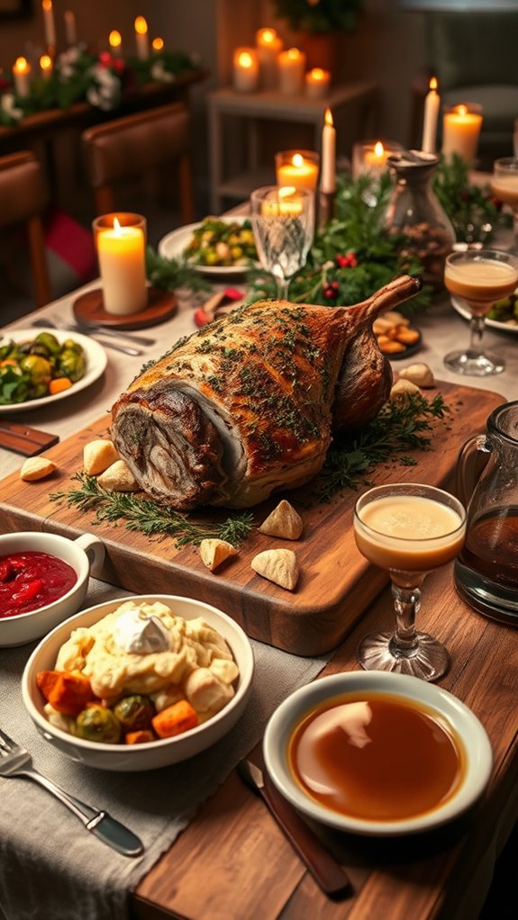 creamy festive holiday beverage