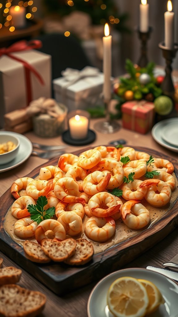 creamy garlic butter shrimp
