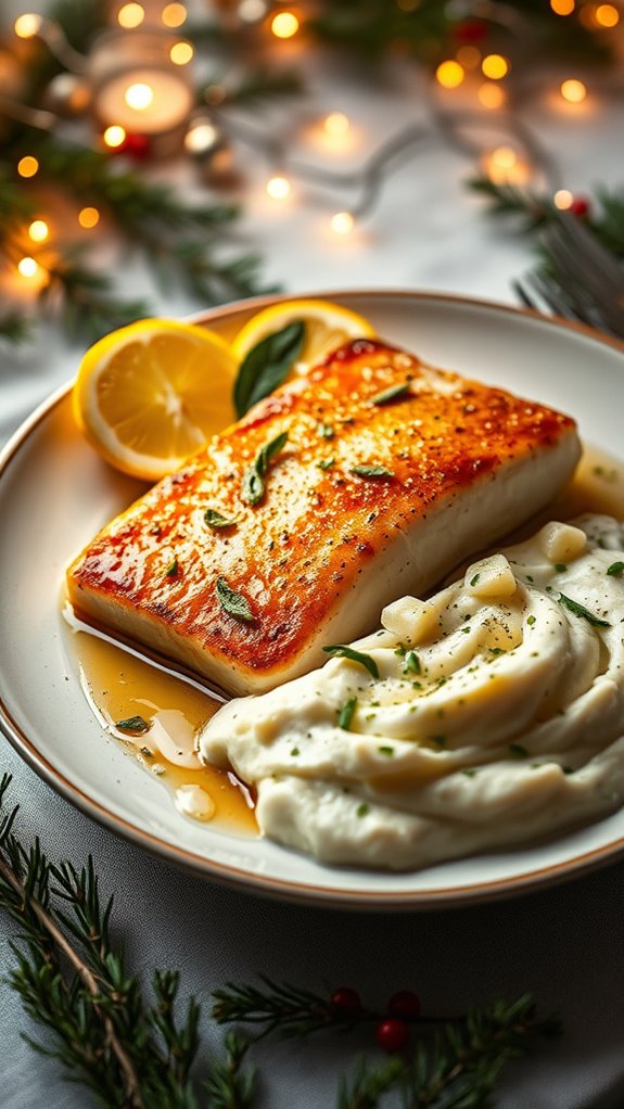 creamy garlic chive mashed potatoes