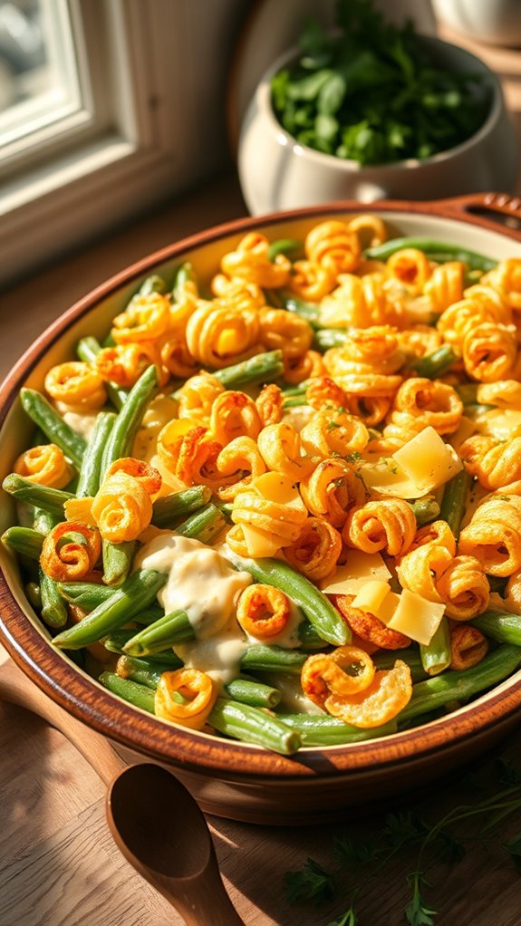 creamy garlic herb casserole