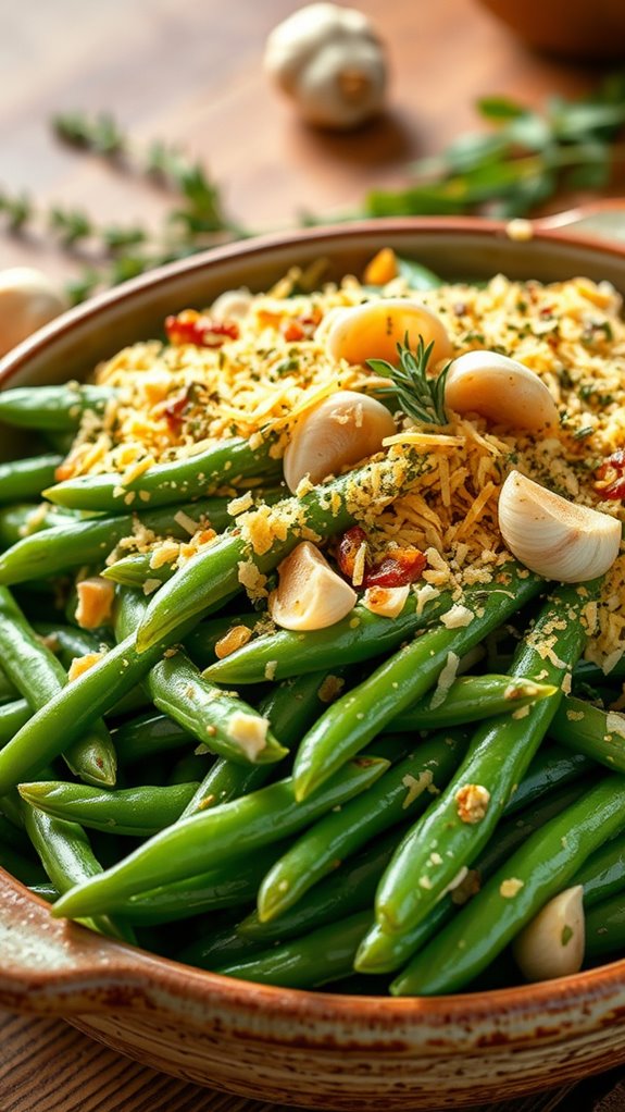 creamy garlic herb casserole