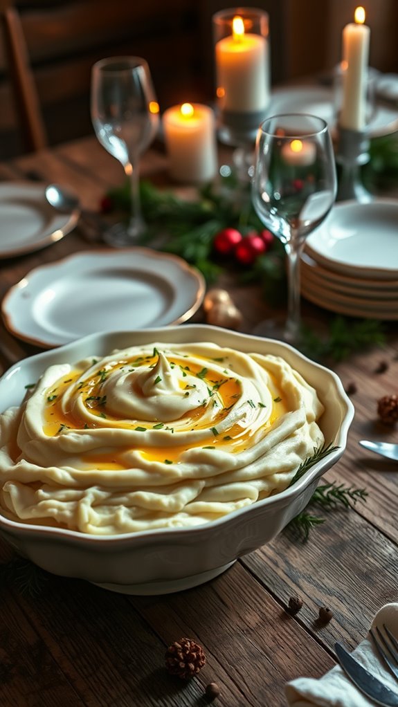 creamy garlic mashed potatoes