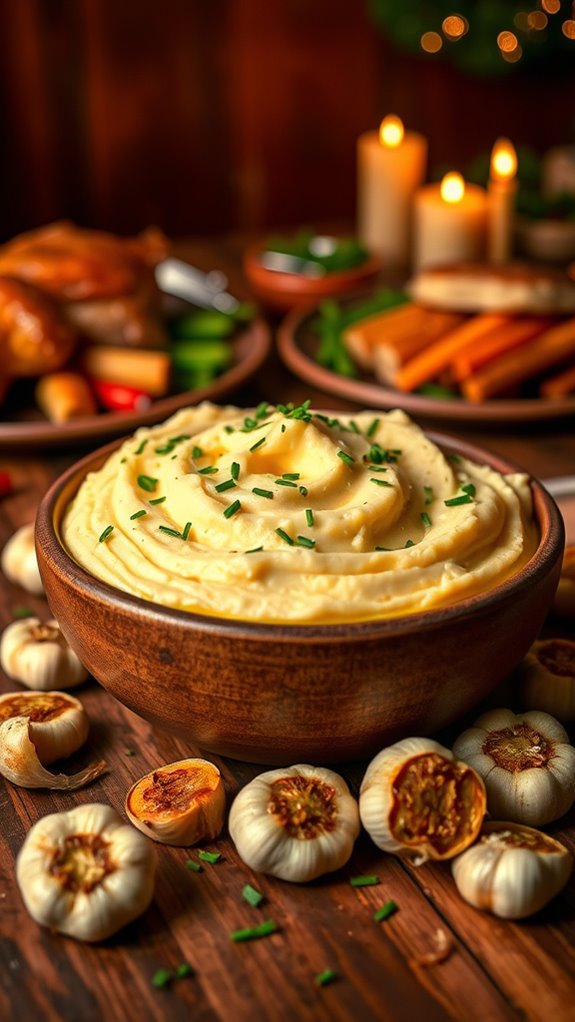 creamy garlic mashed potatoes