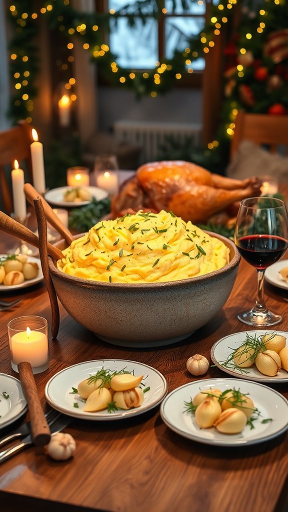 creamy garlic mashed potatoes