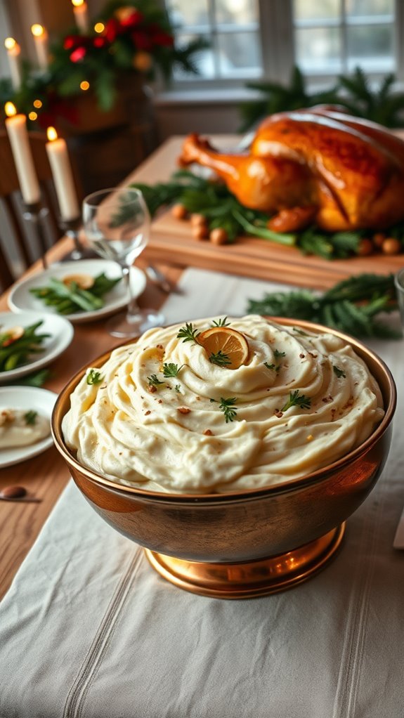 creamy garlic mashed potatoes