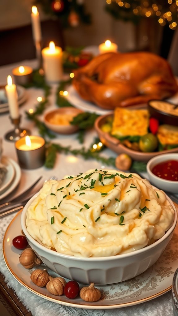 creamy garlic mashed potatoes