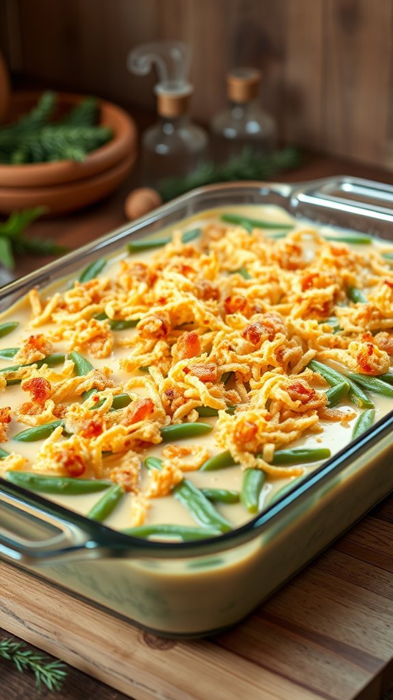 creamy garlic parmesan casserole
