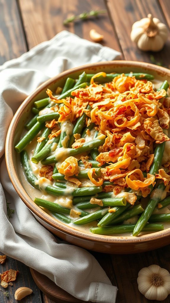 creamy garlic parmesan casserole