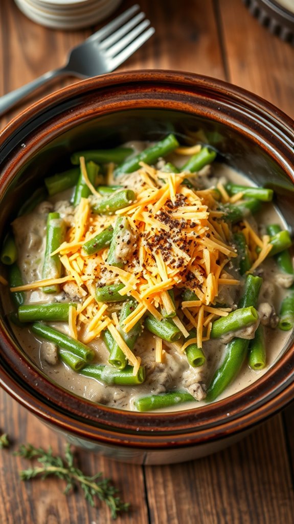 creamy garlic parmesan casserole