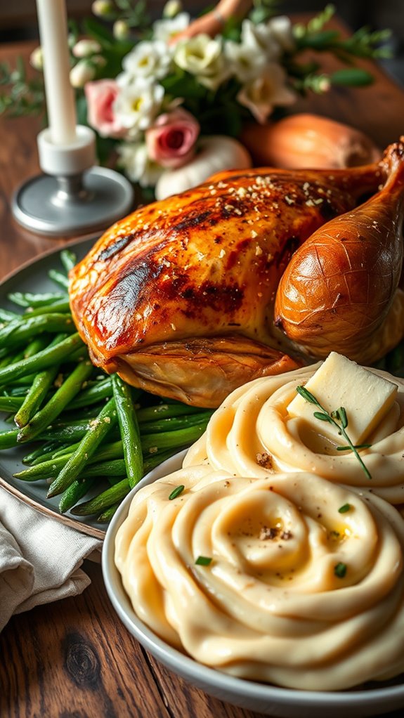 creamy garlic parmesan green beans