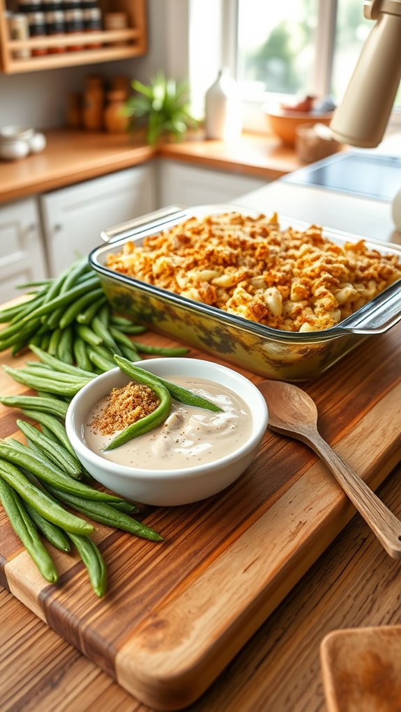 creamy green bean casserole