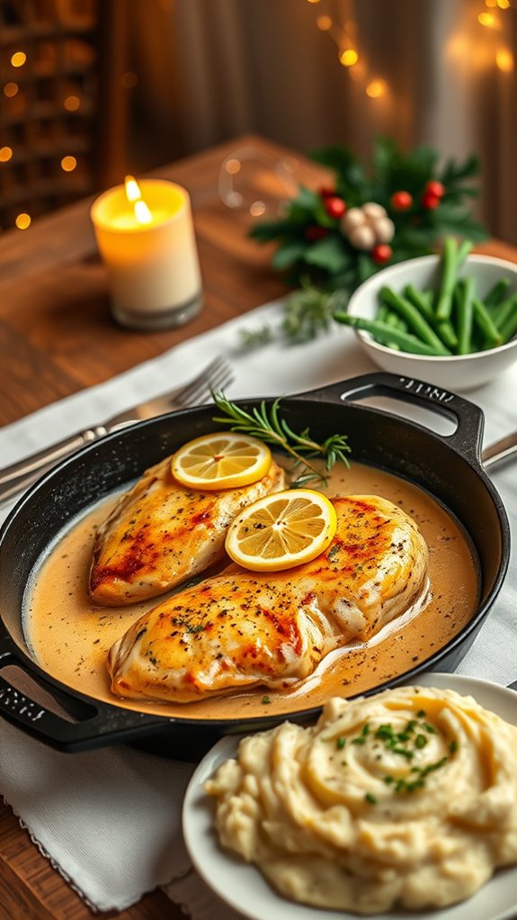creamy lemon garlic chicken