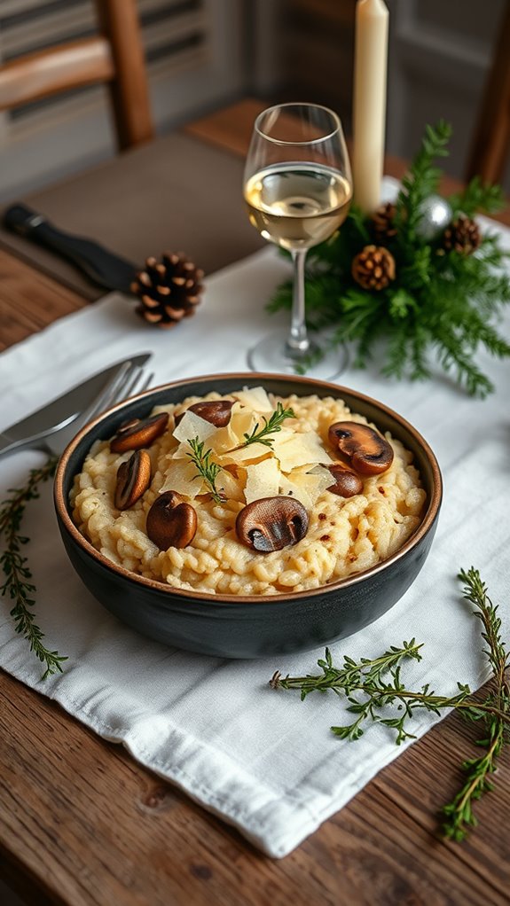 creamy mushroom risotto delight