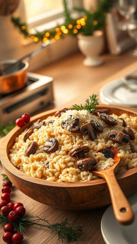 creamy mushroom risotto recipe