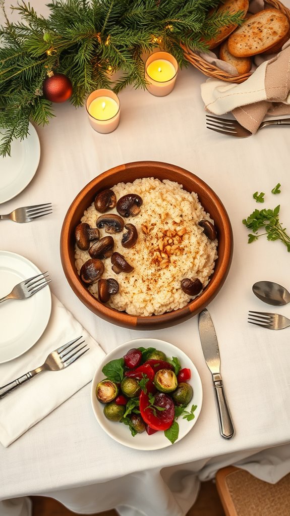 creamy mushroom risotto recipe
