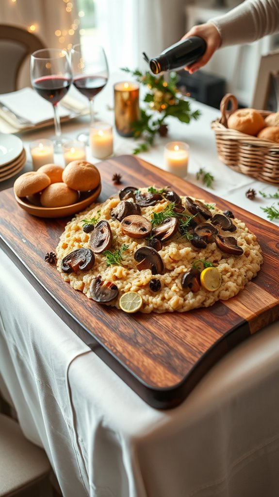 creamy mushroom risotto recipe