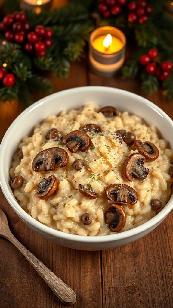 creamy mushroom risotto recipe