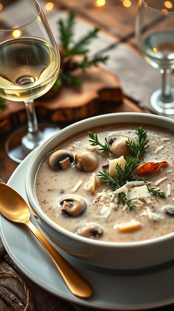 creamy mushroom soup recipe