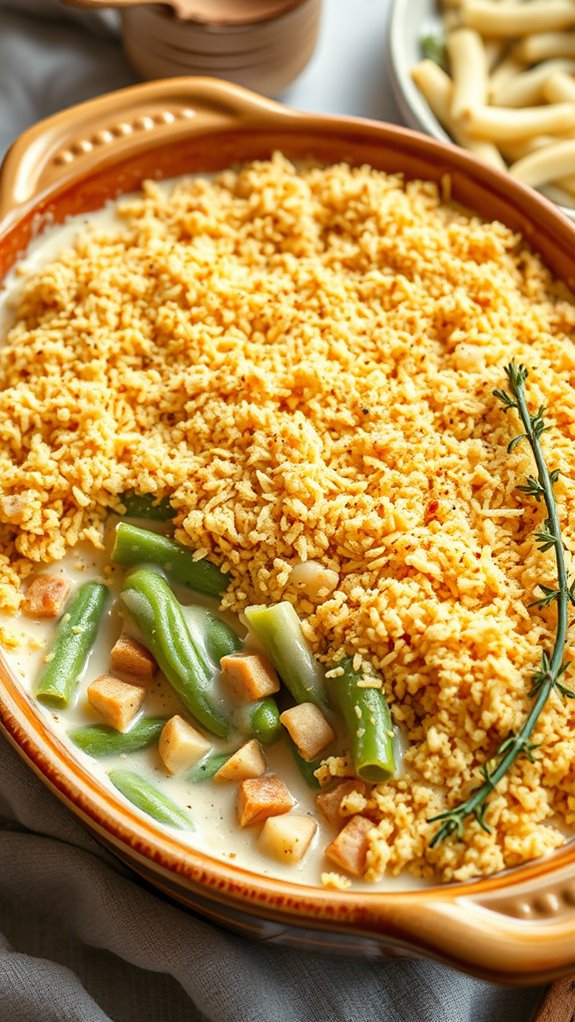 creamy parmesan green beans