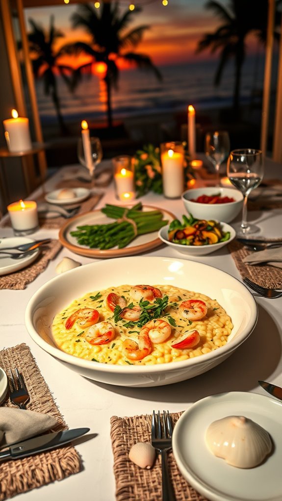 creamy seafood risotto recipe