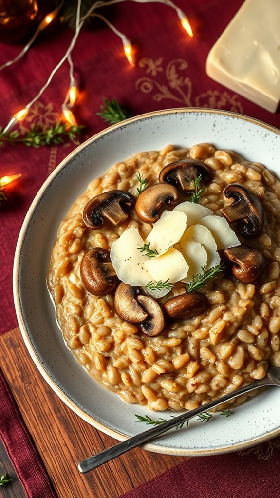 creamy smoked gouda risotto