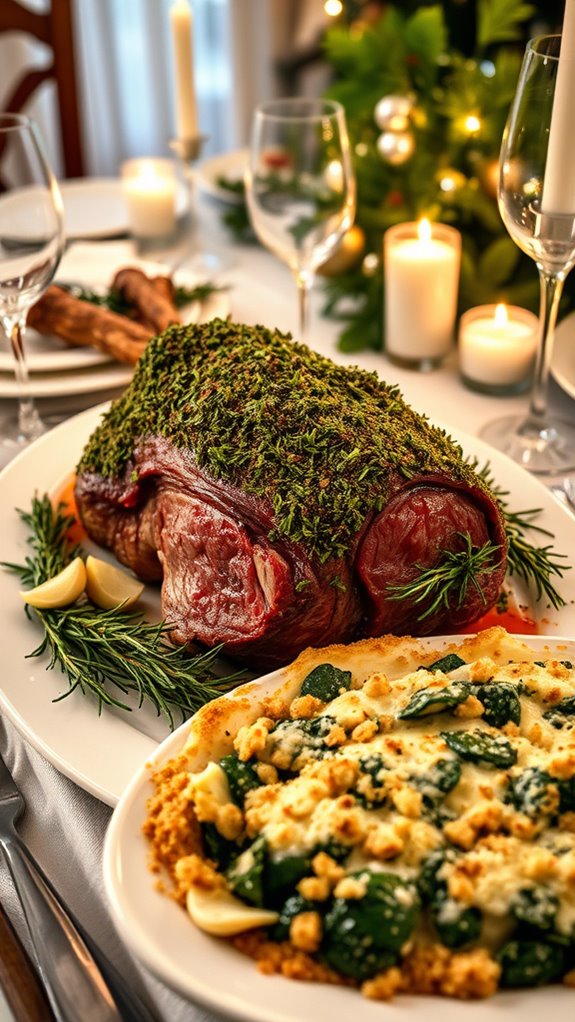 creamy spinach artichoke casserole