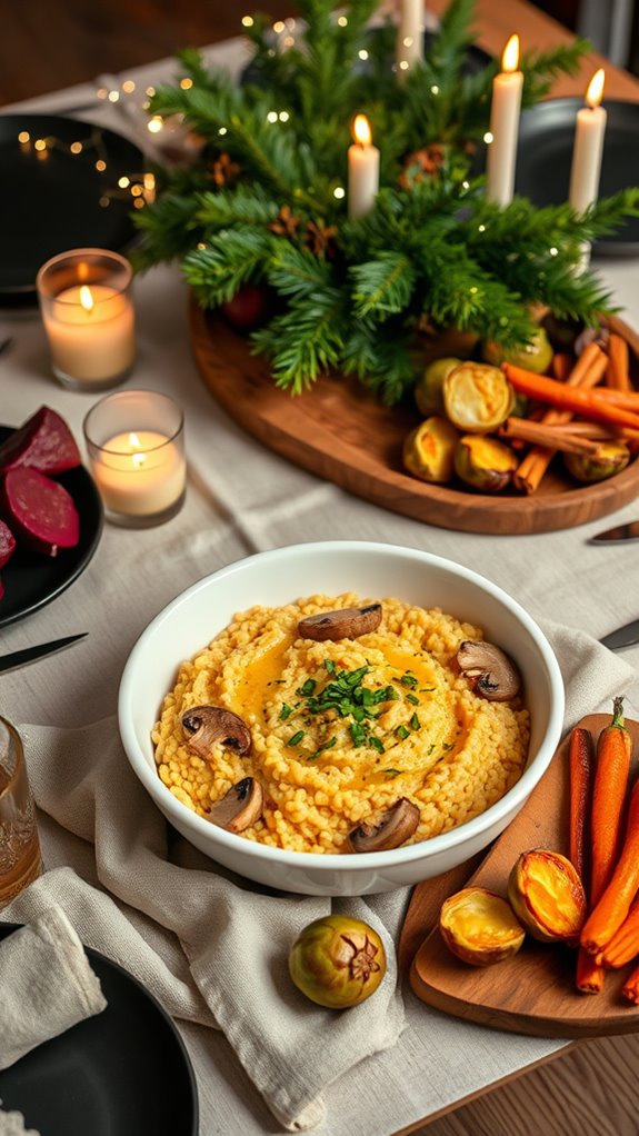 creamy vegan holiday risotto