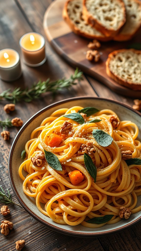 creamy vegan pasta dish