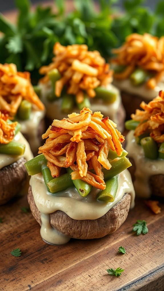 crispy fried onion topping