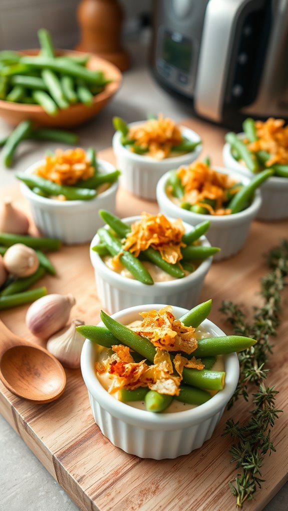 crispy green bean bites