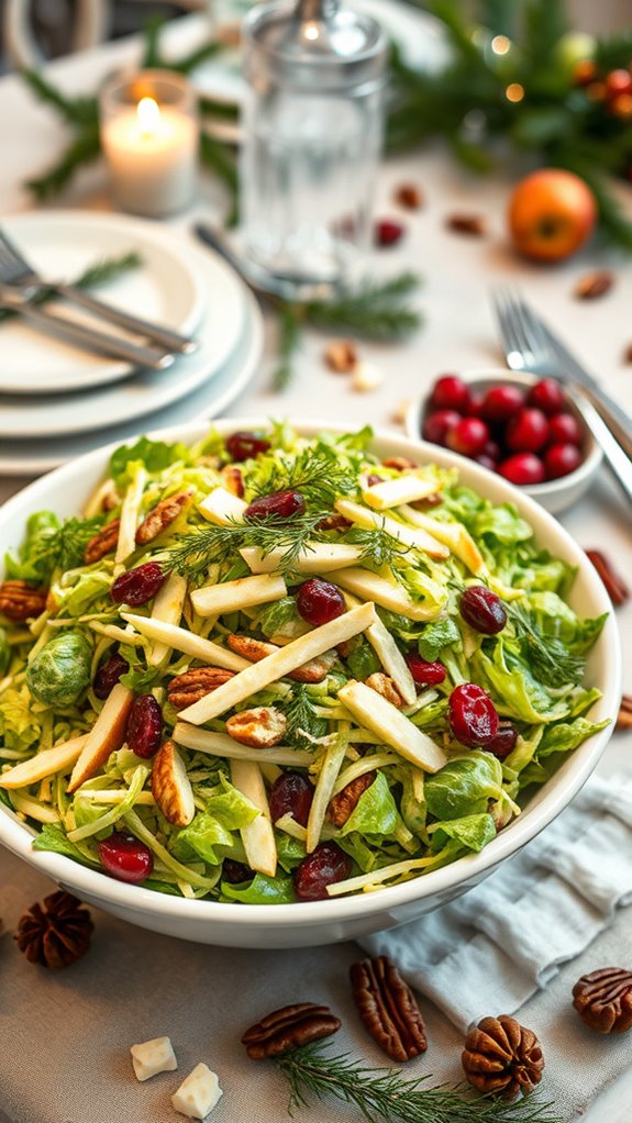 crunchy brussels sprout slaw