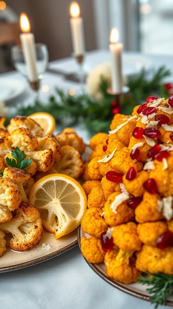 curried cauliflower with coconut