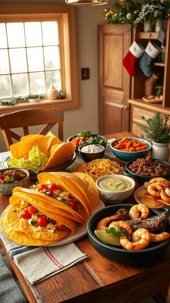 customizable taco bar delight