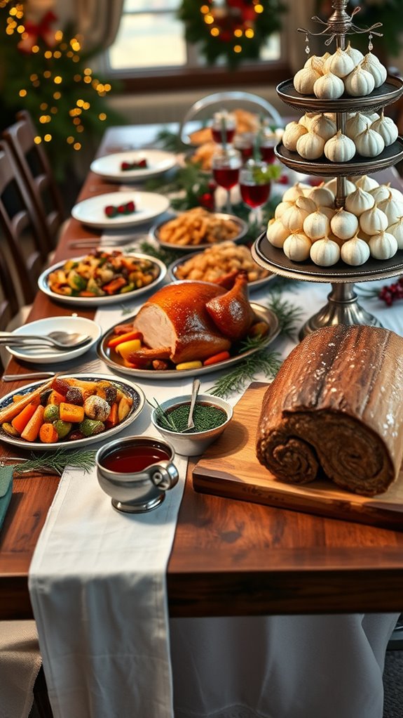 decadent chocolate yule log