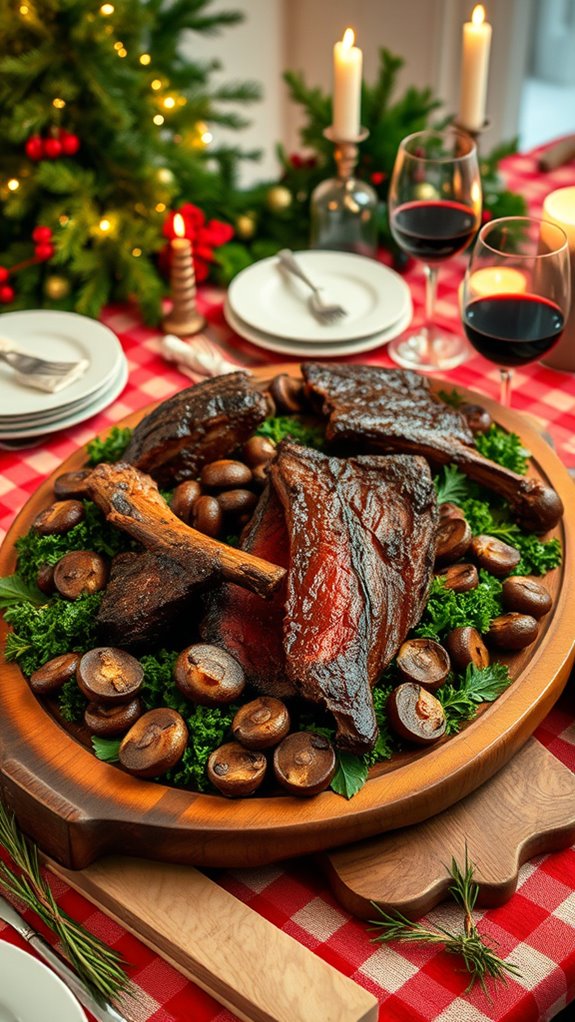 decadent tender red wine ribs