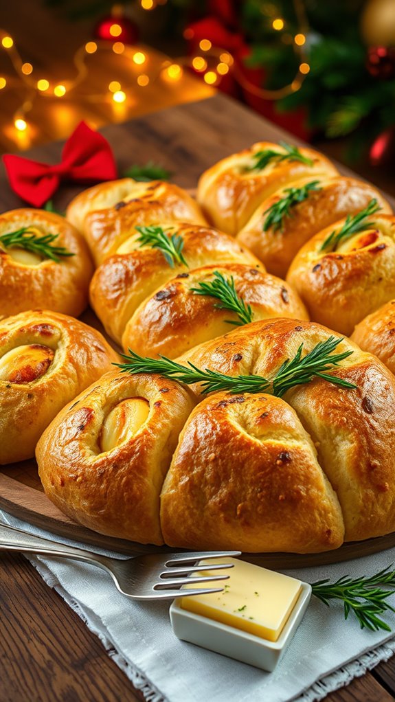 delicious garlic herb focaccia