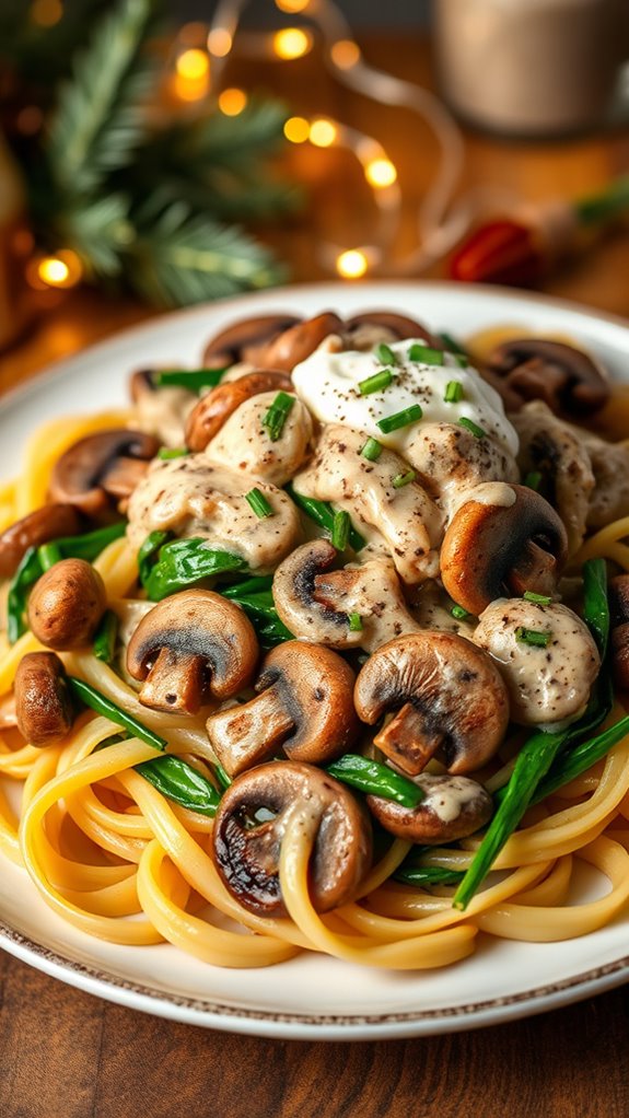 delicious vegetarian pasta dish