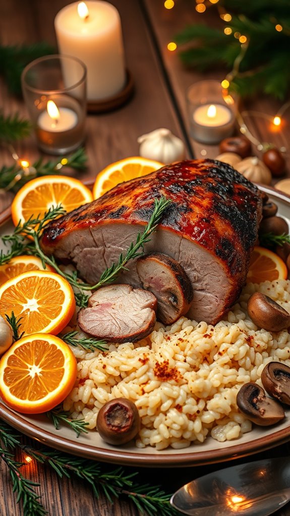 duck breast with orange sauce