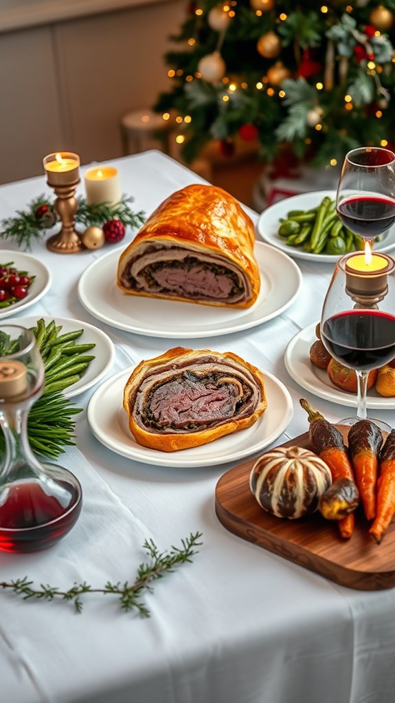 elegant beef pastry dish