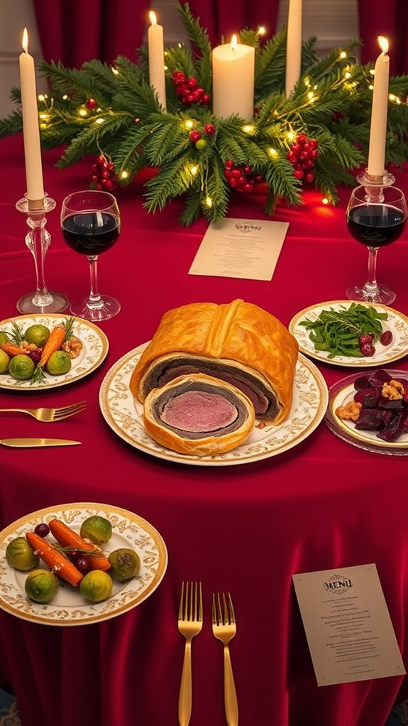 elegant beef pastry dish