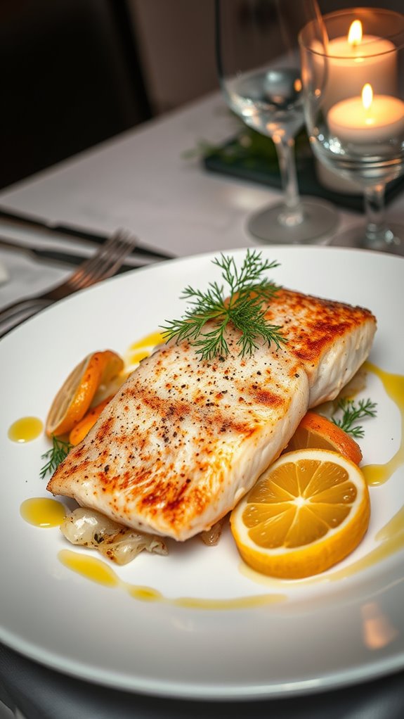 elegant christmas dinner presentation