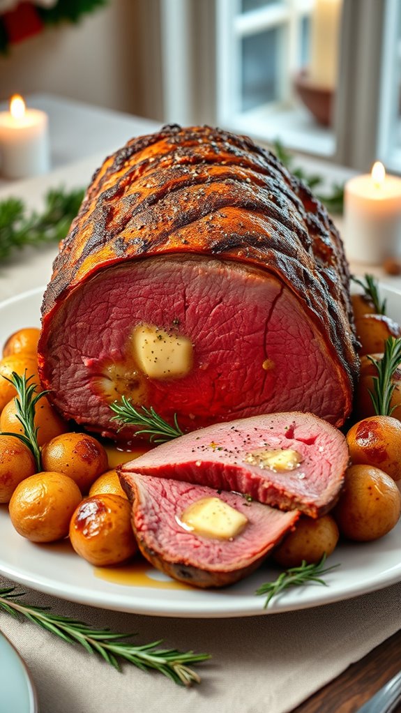 elegant herb infused roast